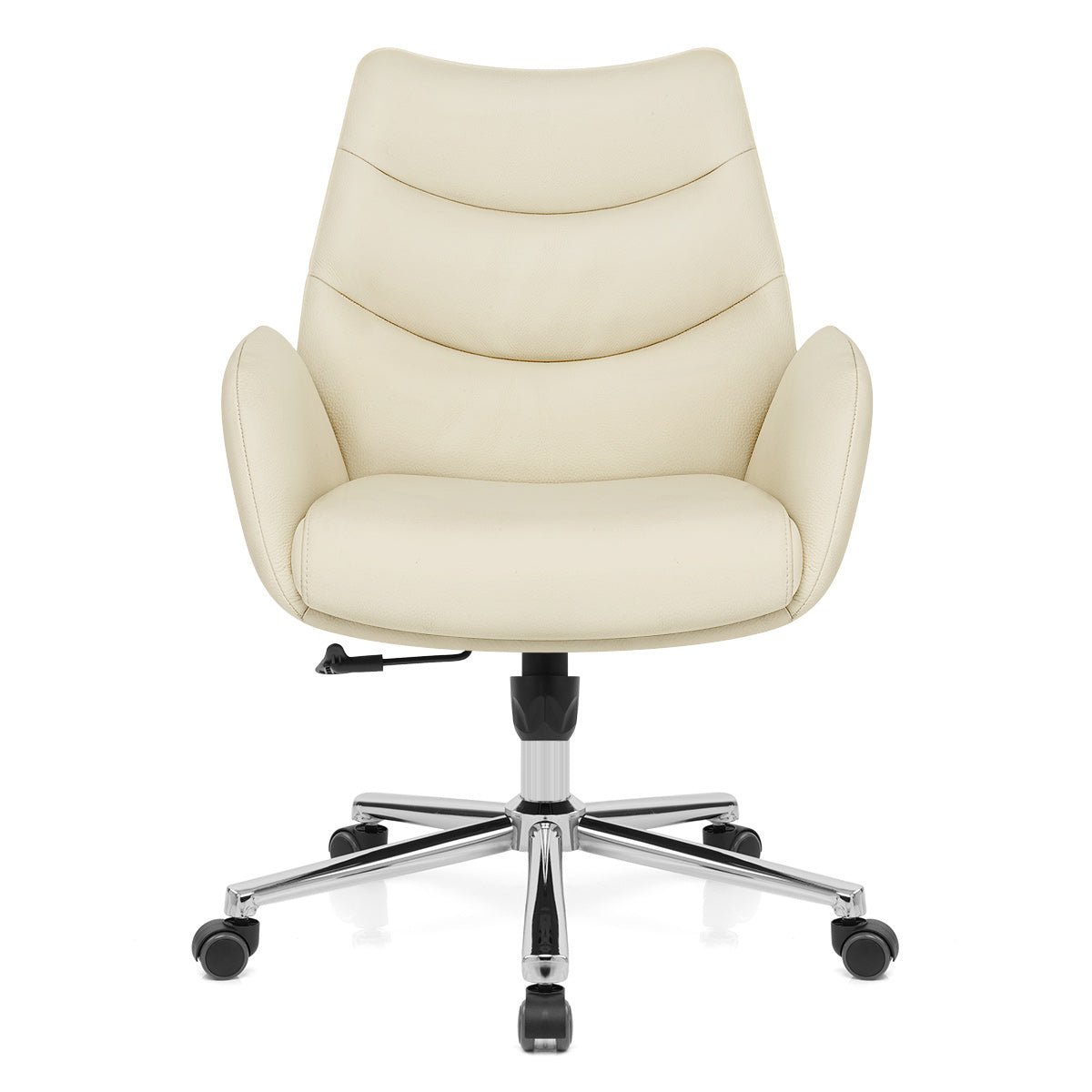 Seville Office Chair Cream Eco Leather