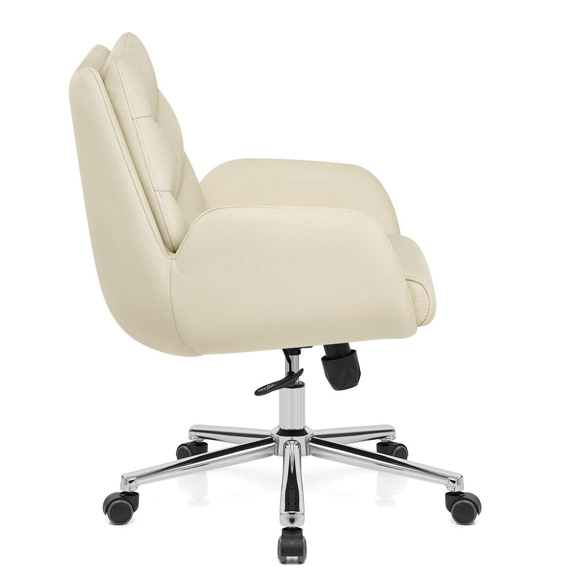 Seville Office Chair Cream Eco Leather