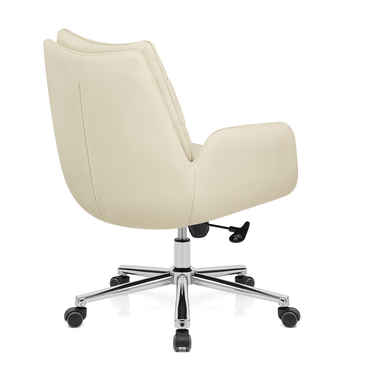 Seville Office Chair Cream Eco Leather