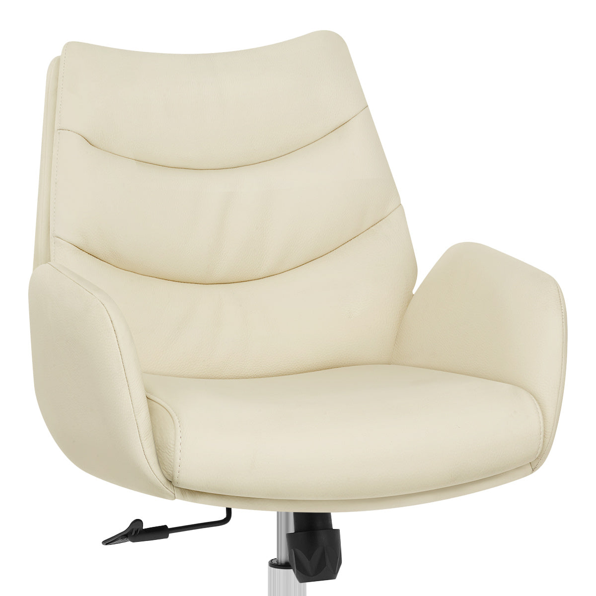 Seville Office Chair Cream Eco Leather