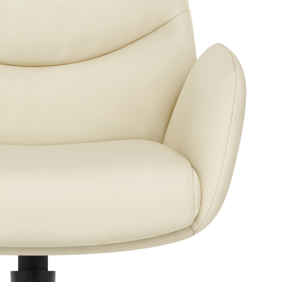 Seville Office Chair Cream Eco Leather