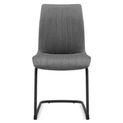 Adele Dining Chair Grey Fabric
