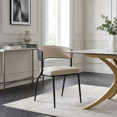 Chaise Tissu - Alexa Crème 