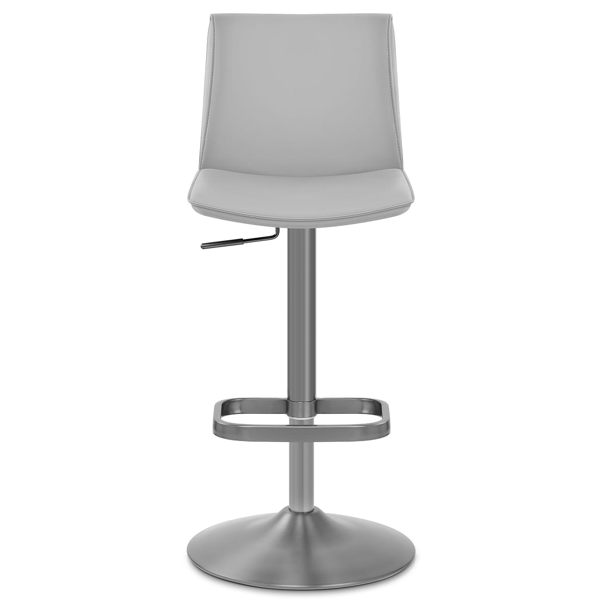 Tabouret de Bar Faux Cuir - Alto Gris 