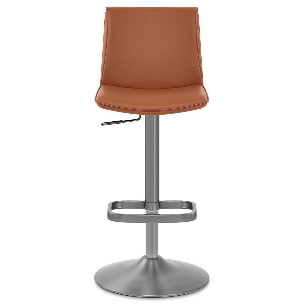 Tabouret de Bar Faux Cuir - Alto Marron 