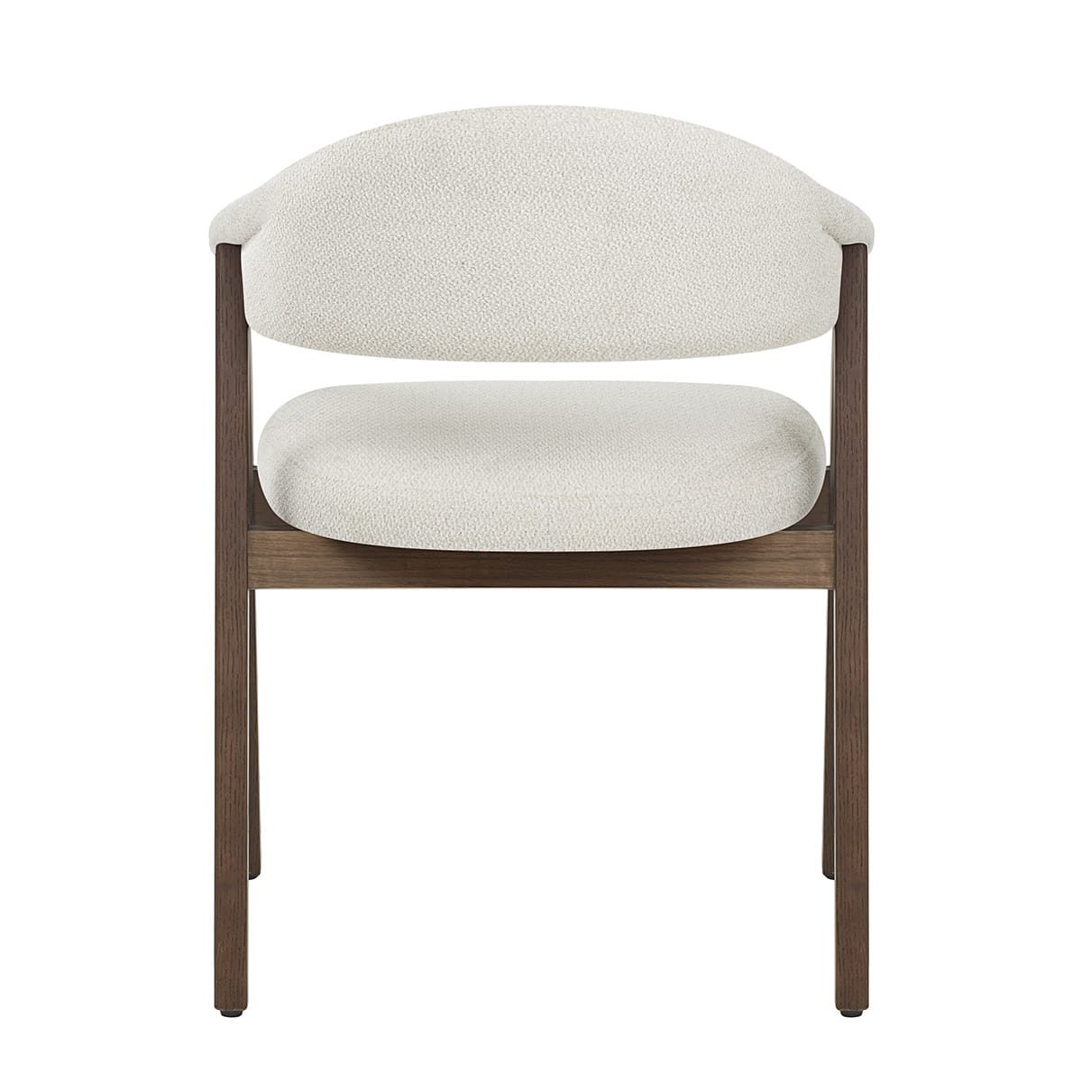 Chaise Chêne Clair Tissu - Amber Ivoire
