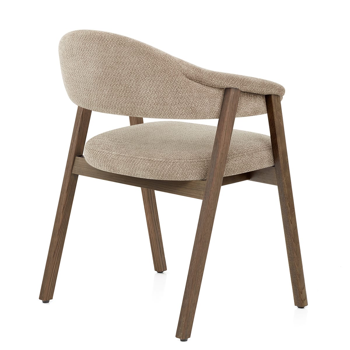 Chaise Chêne Clair Tissu - Amber Taupe