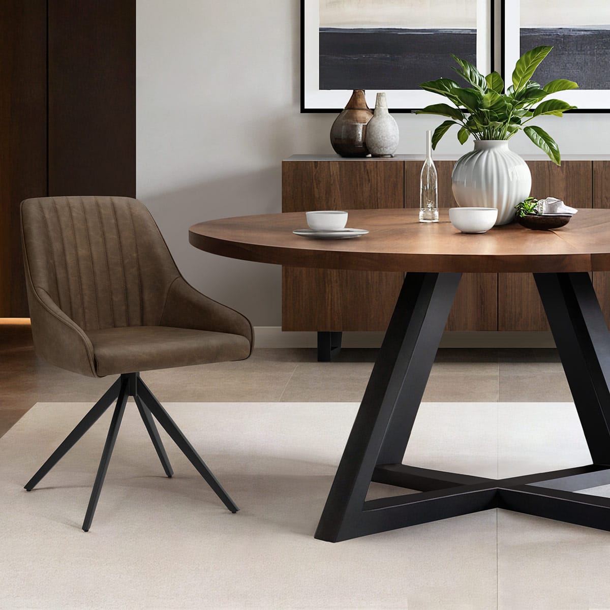 Amelia Chair Brown