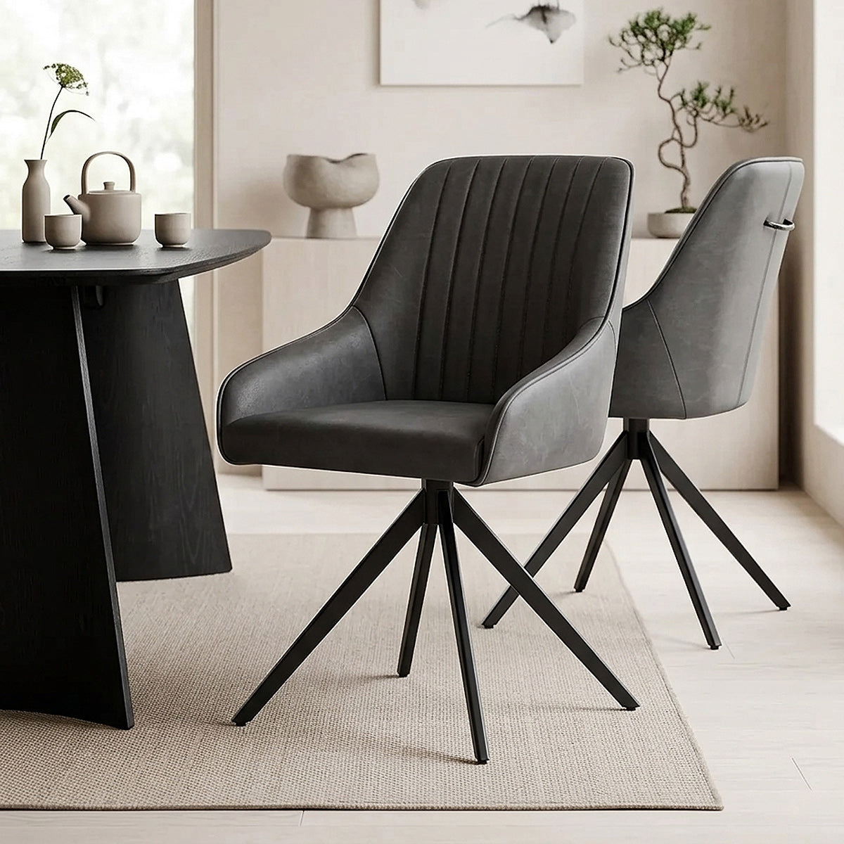 Amelia Chair Charcoal