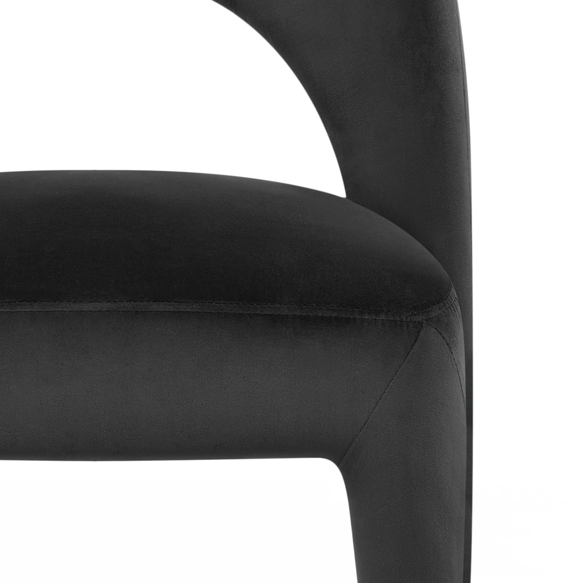 Chaise Velours - Amore Noir