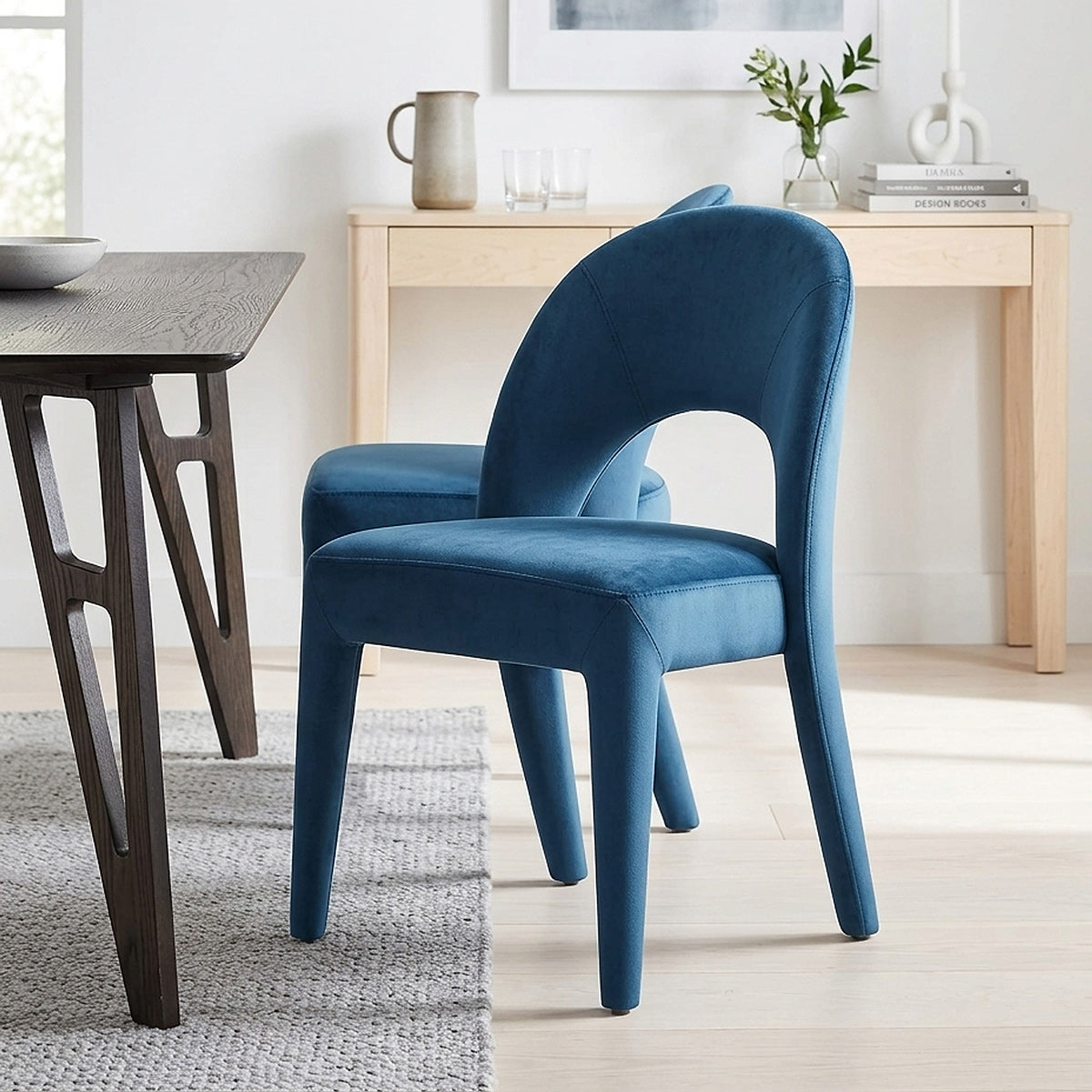 Chaise Velours - Amore Bleu