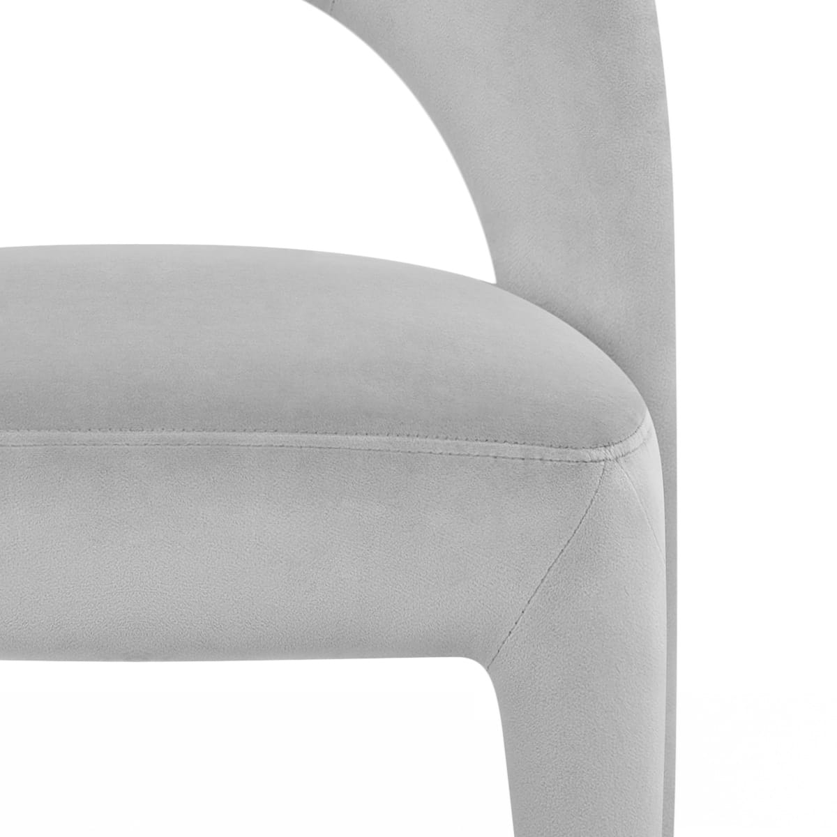 Chaise Velours - Amore Gris