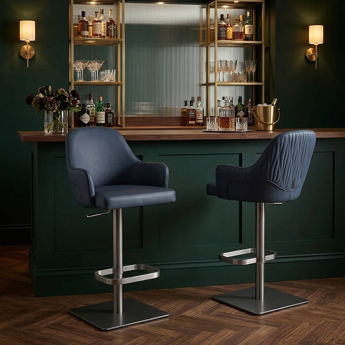 Tabouret Graphite - Antonia Bleu 