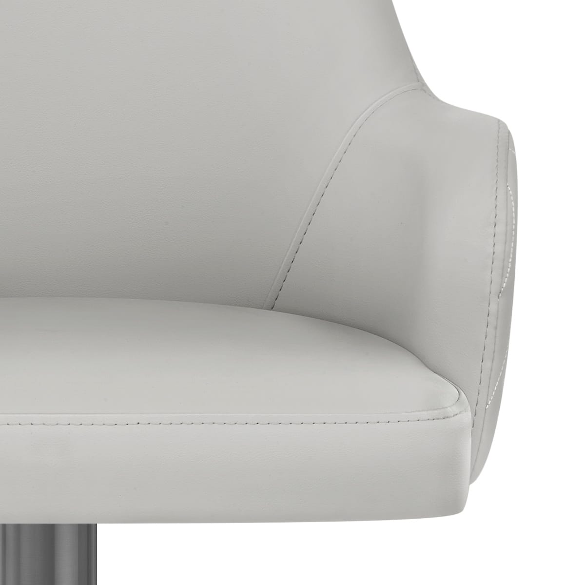 Antonia Graphite Stool Light Grey