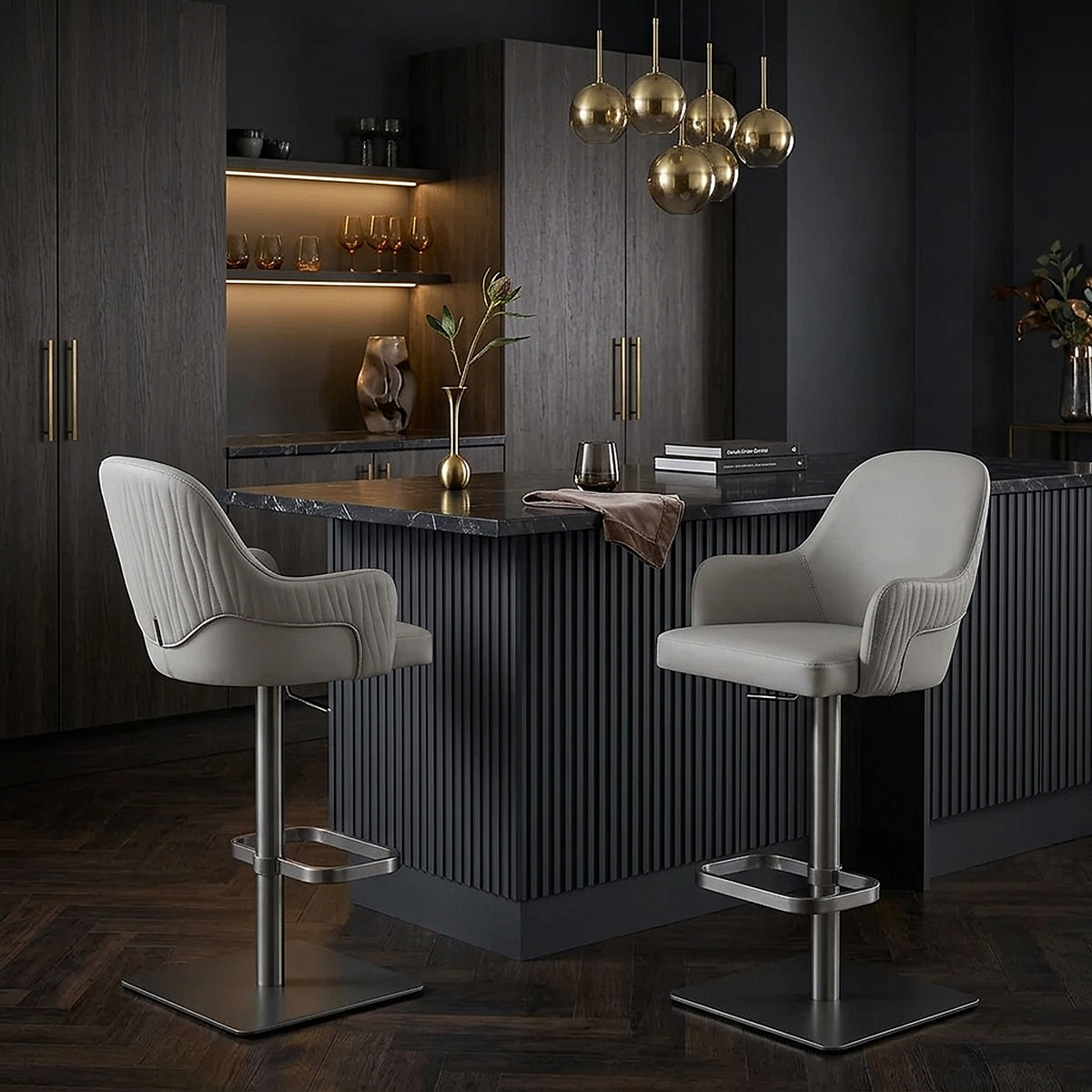 Tabouret Graphite - Antonia Gris 