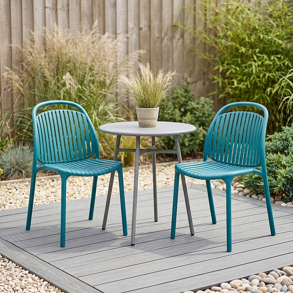 Arlo Stackable Chair Blue