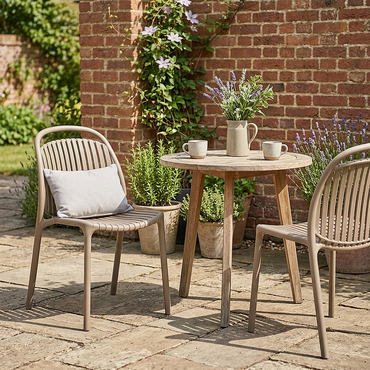 Arlo Stackable Chair Brown