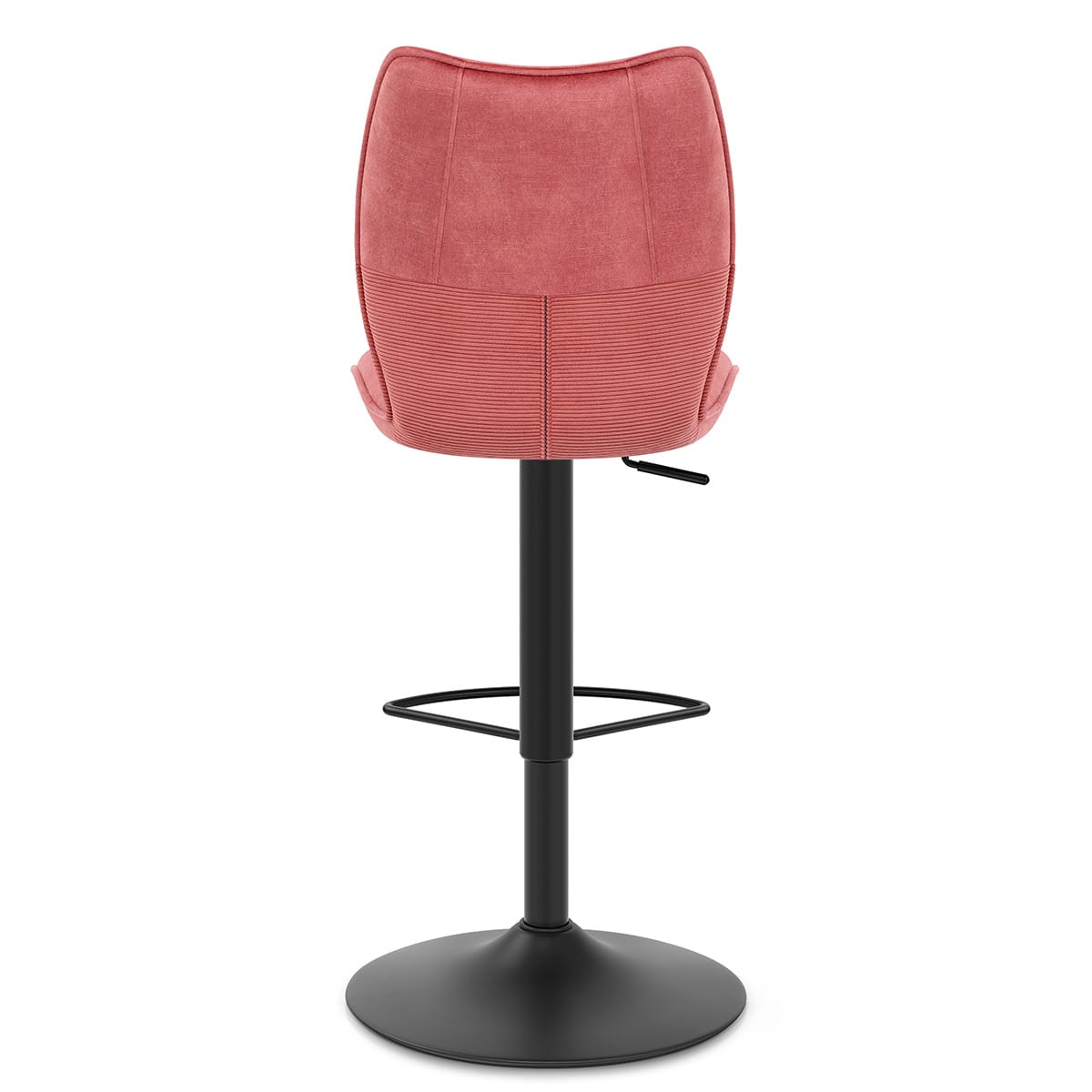 Art Bar Stool Pink Velvet