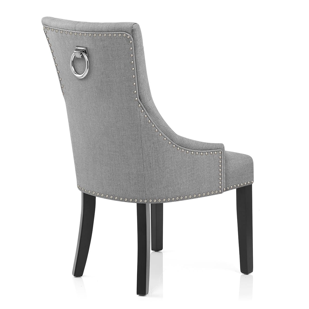 Ascot Dining Chair Grey Fabric