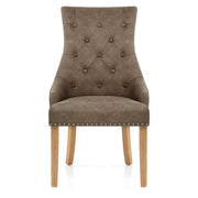 Ascot Oak Dining Chair Antique Brown