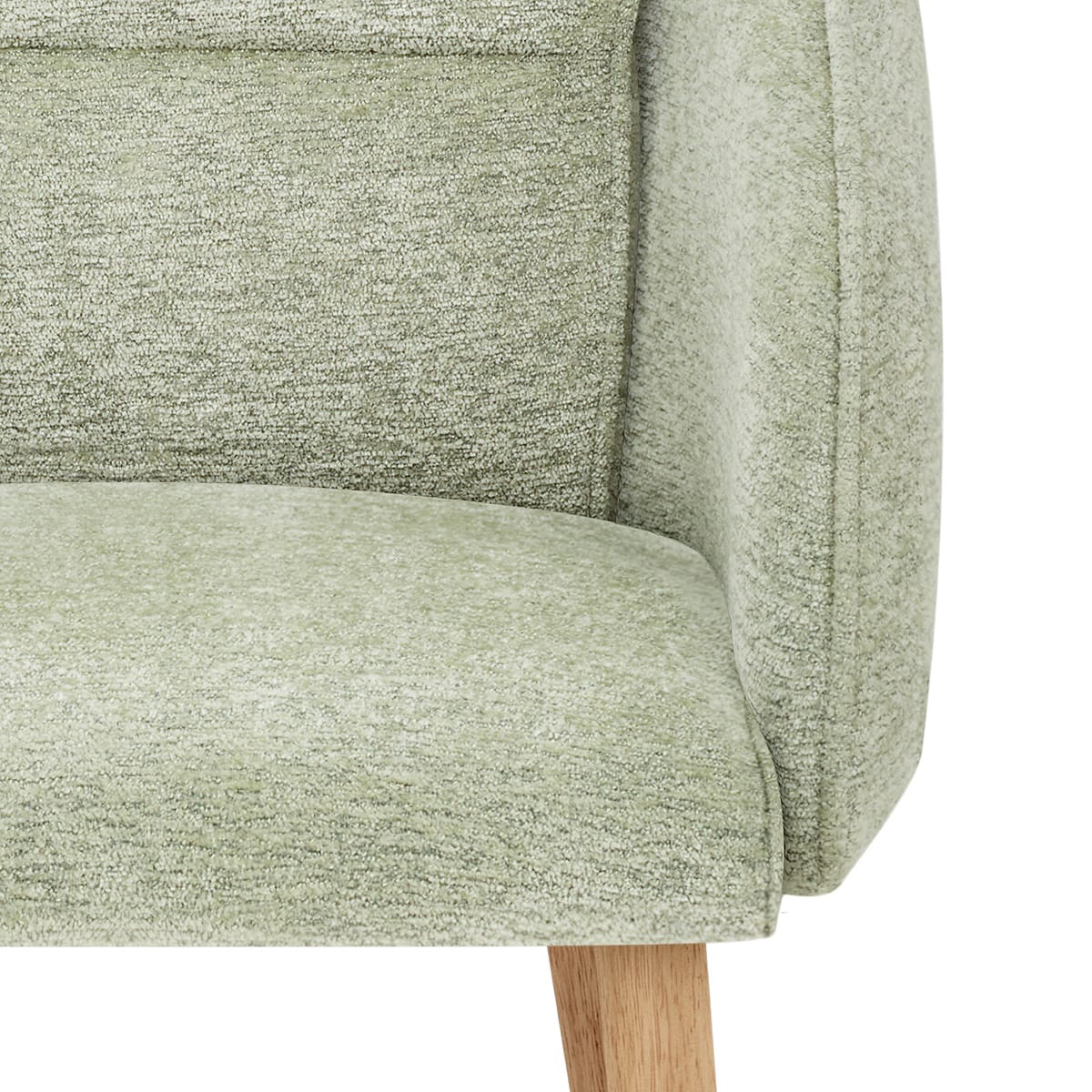 Asti Dining Chair Green Fabric