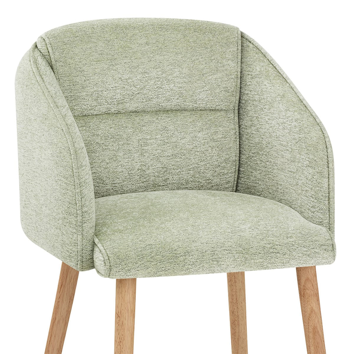 Asti Dining Chair Green Fabric
