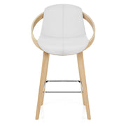 Atom Stool Oak & White