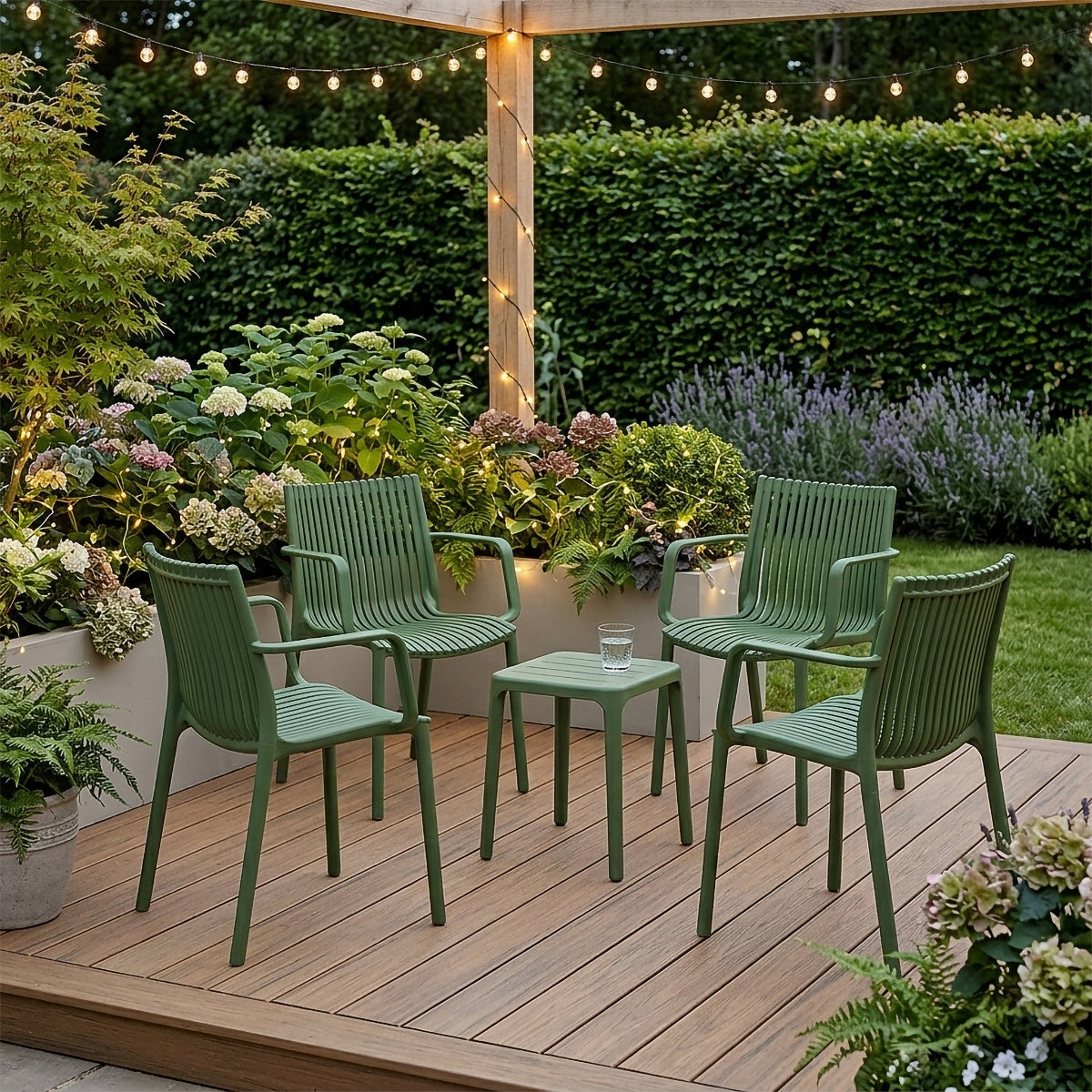 Fauteuil de Jardin Résine - Aura Vert
