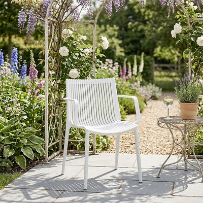 Fauteuil de Jardin Résine - Aura Blanc