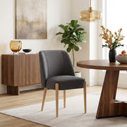 Chaise Tissu - Avon Gris Foncé