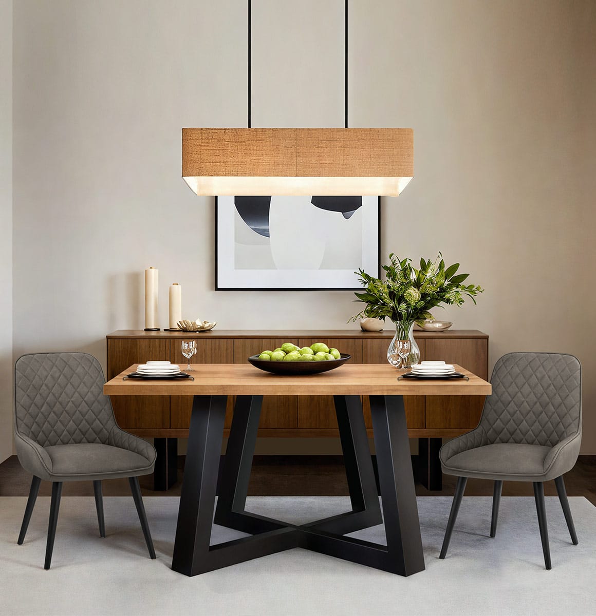 Azure Dining Chair Grey