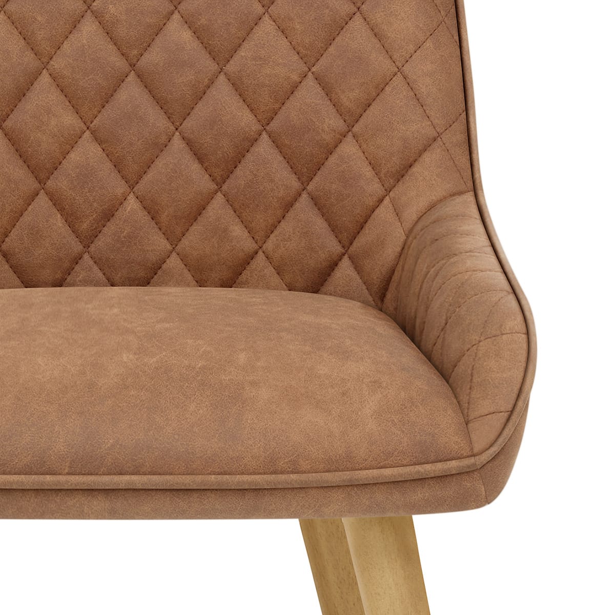 Azure Oak Dining Chair Tan