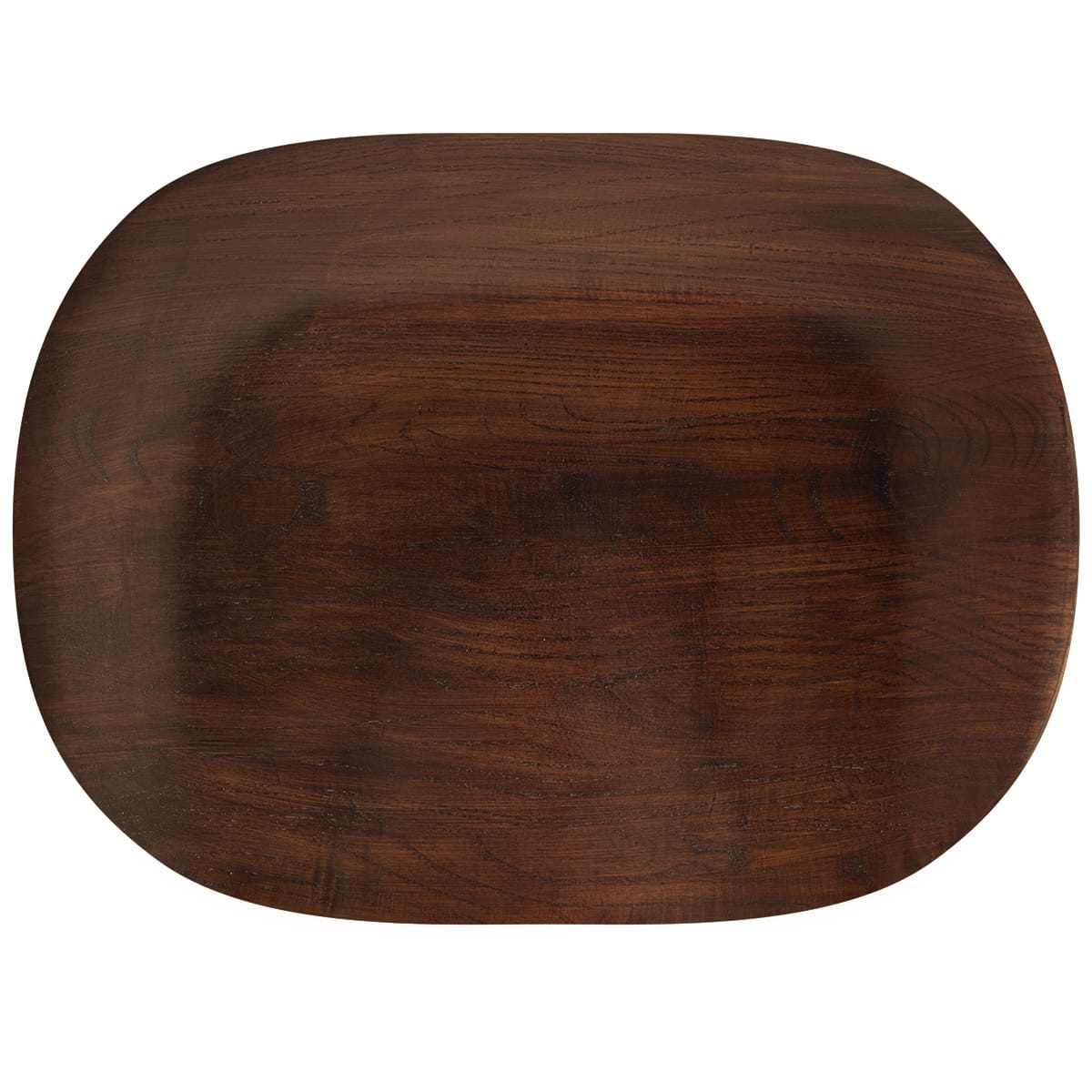 Bloc Stool Dark Wood