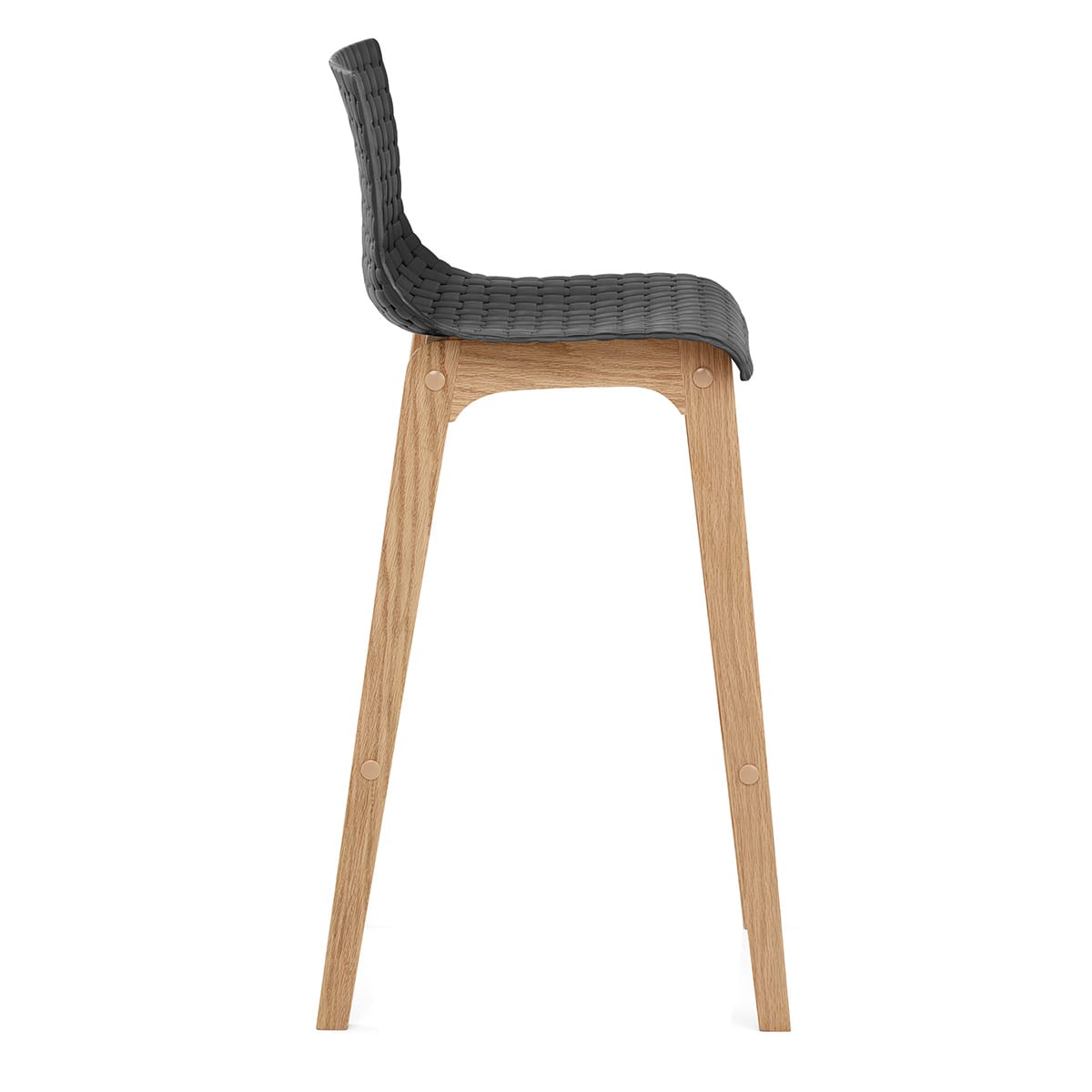 Tabouret de Bar Chêne - Bondi Noir 