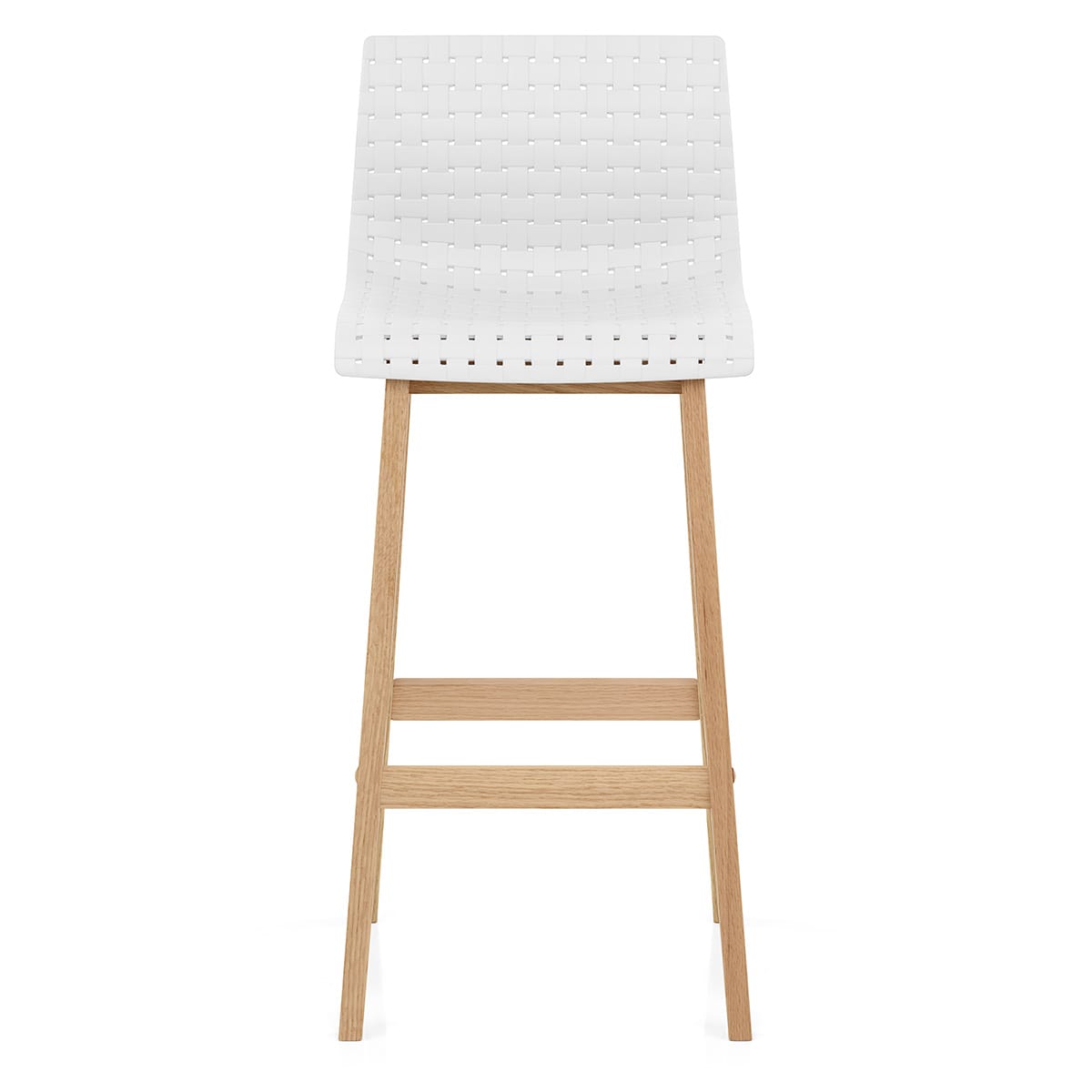 Tabouret de Bar Chêne - Bondi Blanc 