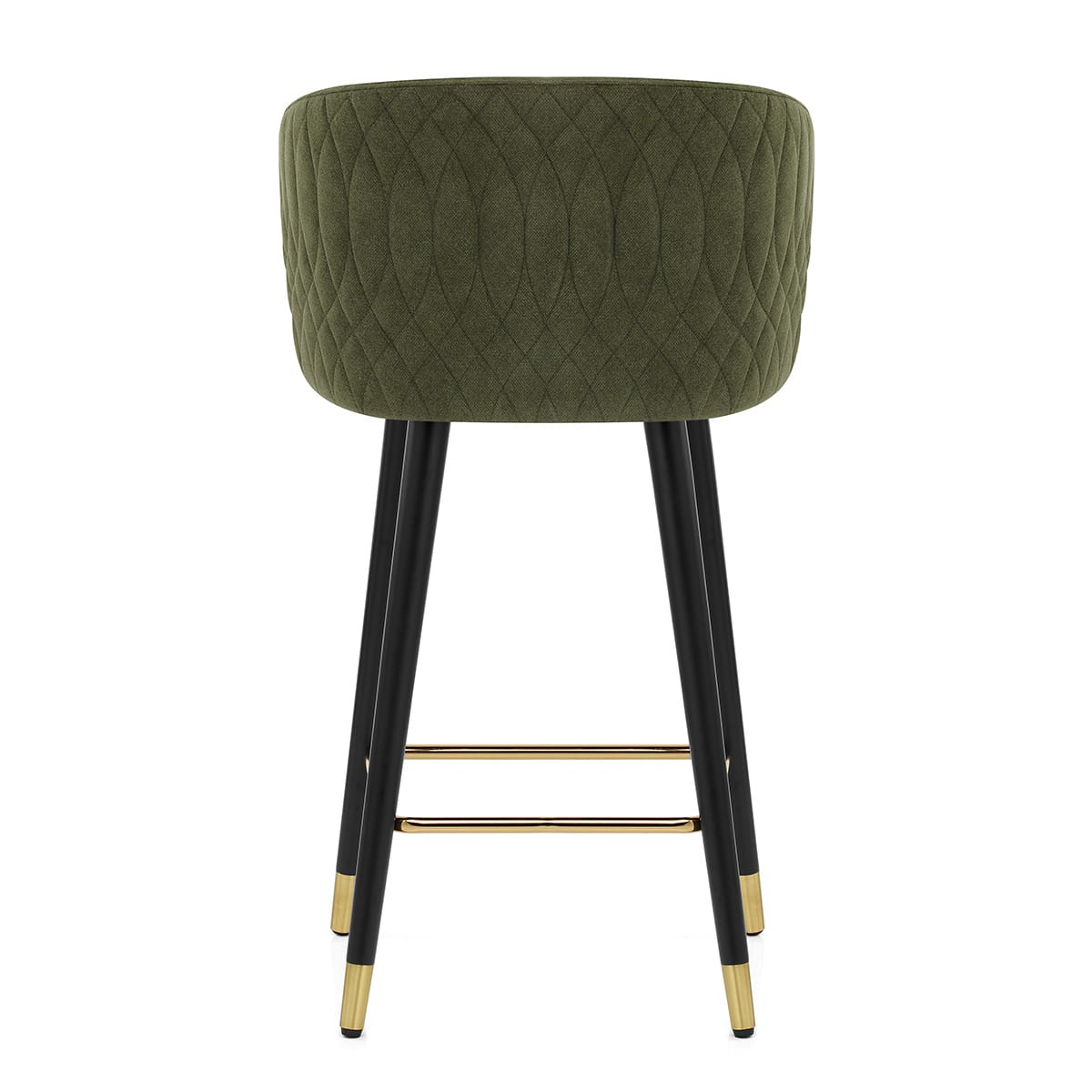 Tabouret de Bar Tissu - Boston Vert