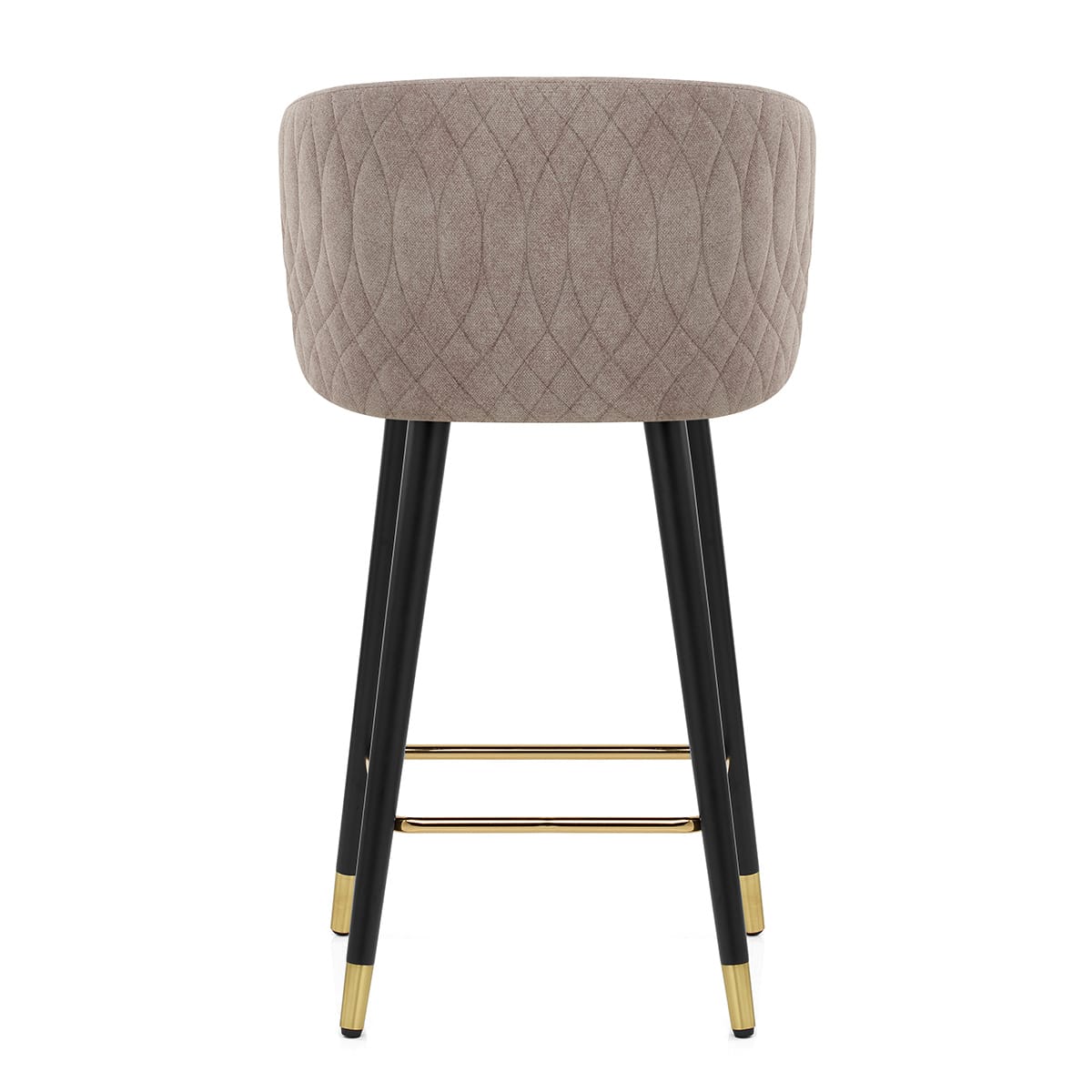 Boston Bar Stool Taupe Fabric