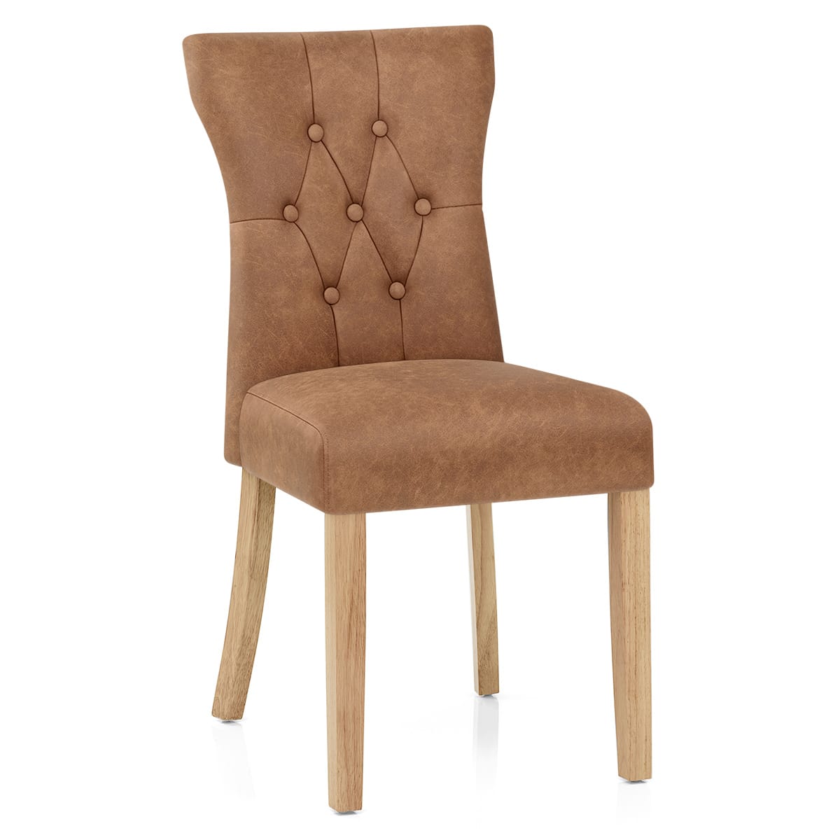 Bradbury Oak Dining Chair Tan