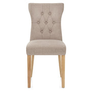 Chaise Bois Tissu - Bradbury Taupe