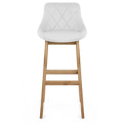 Breeze Wooden Stool White