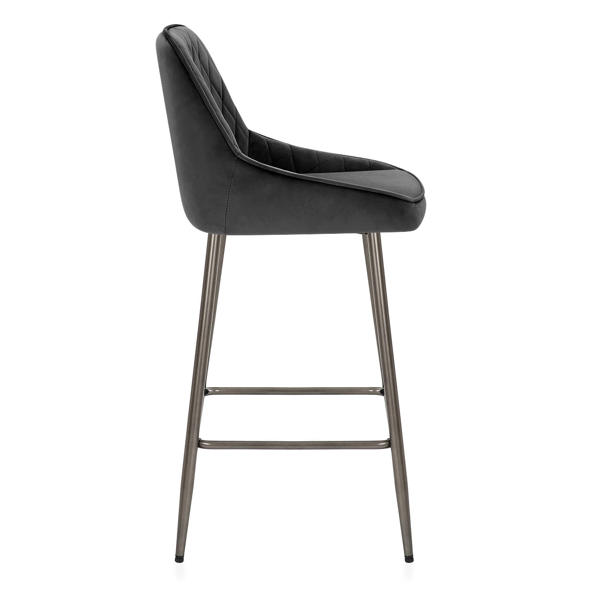 Brisbane Bar Stool Black Velvet