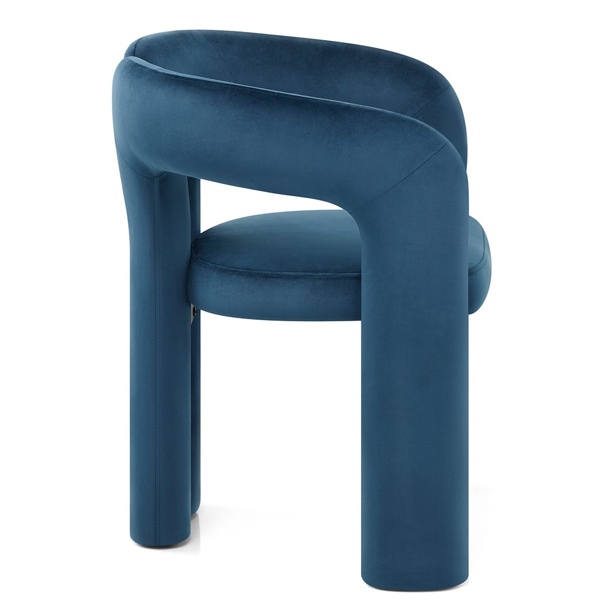 Chaise Velours - Bubble Bleu