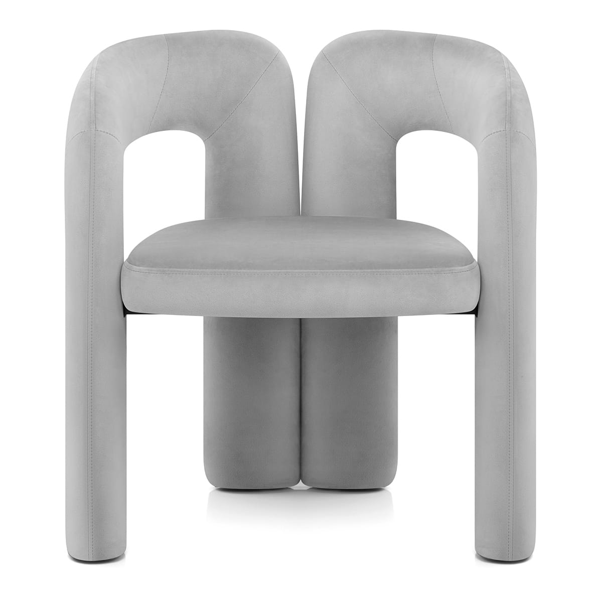 Chaise Velours - Bubble Gris
