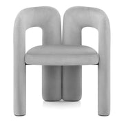 Chaise Velours - Bubble Gris