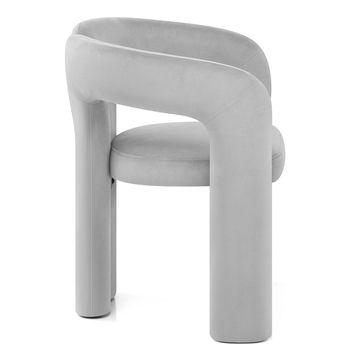 Chaise Velours - Bubble Gris
