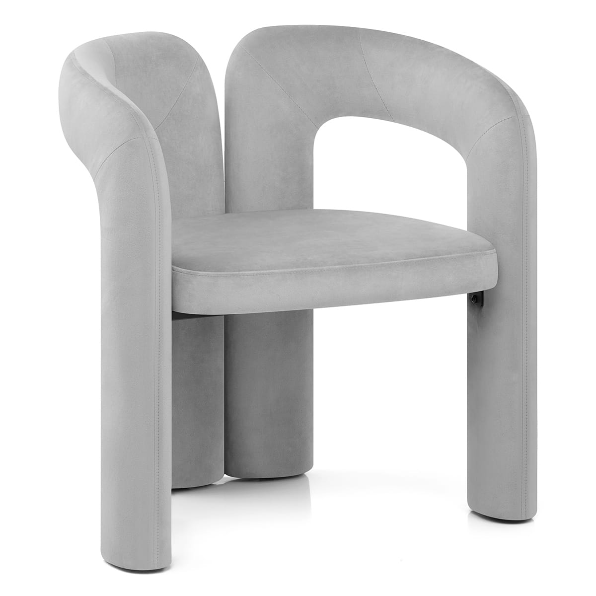 Chaise Velours - Bubble Gris