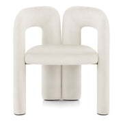 Chaise Velours - Bubble Ivoire