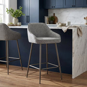 Tabouret Tissu - Cairns Gris 