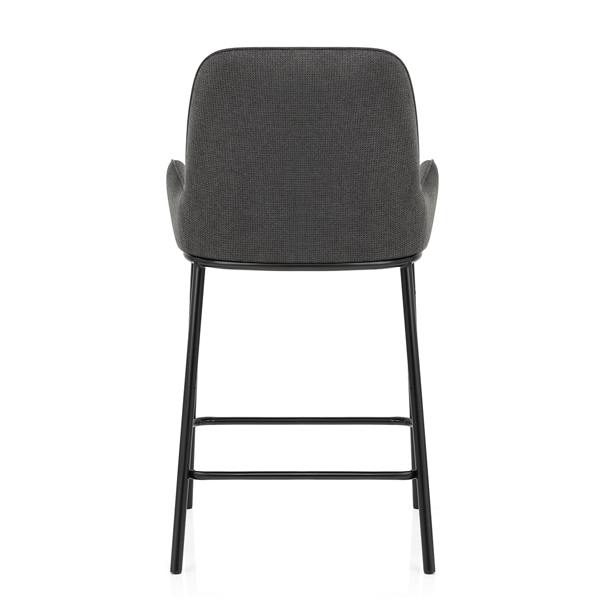 Cameo Bar Stool Charcoal Fabric