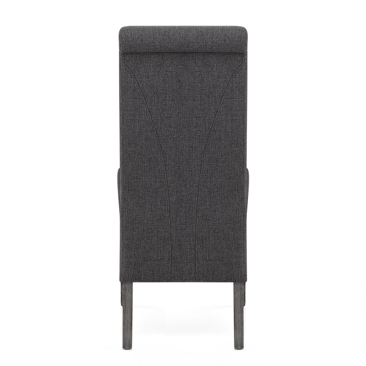 Carlo Grey Oak Chair Charcoal Fabric